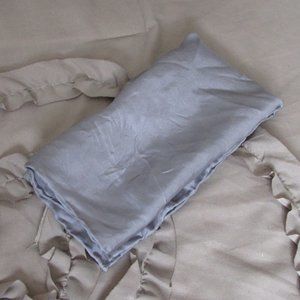 silver silk pocket square scarf